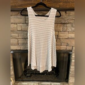 Merona striped gray tank‎